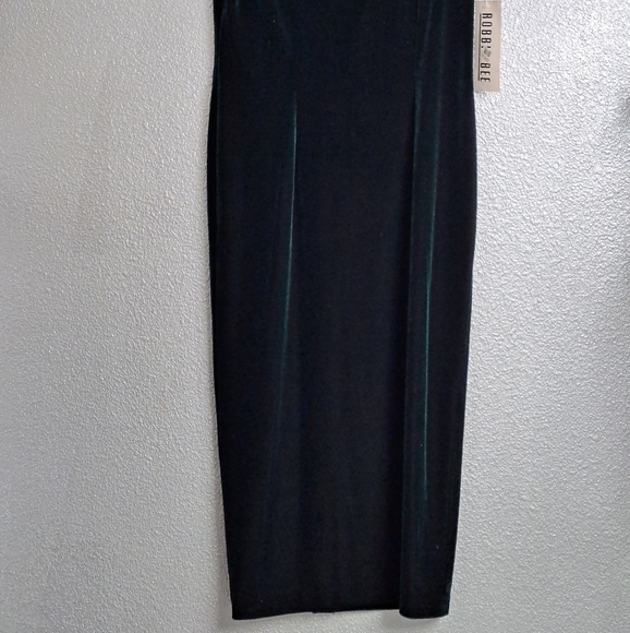 NWT Vintage Robbie Bee Petite Jade Green Formal Dress  Size 12P - Picture 2 of 8